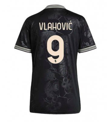 Juventus Dusan Vlahovic #9 Terza Maglia Femmina 2025-26 Manica Corta